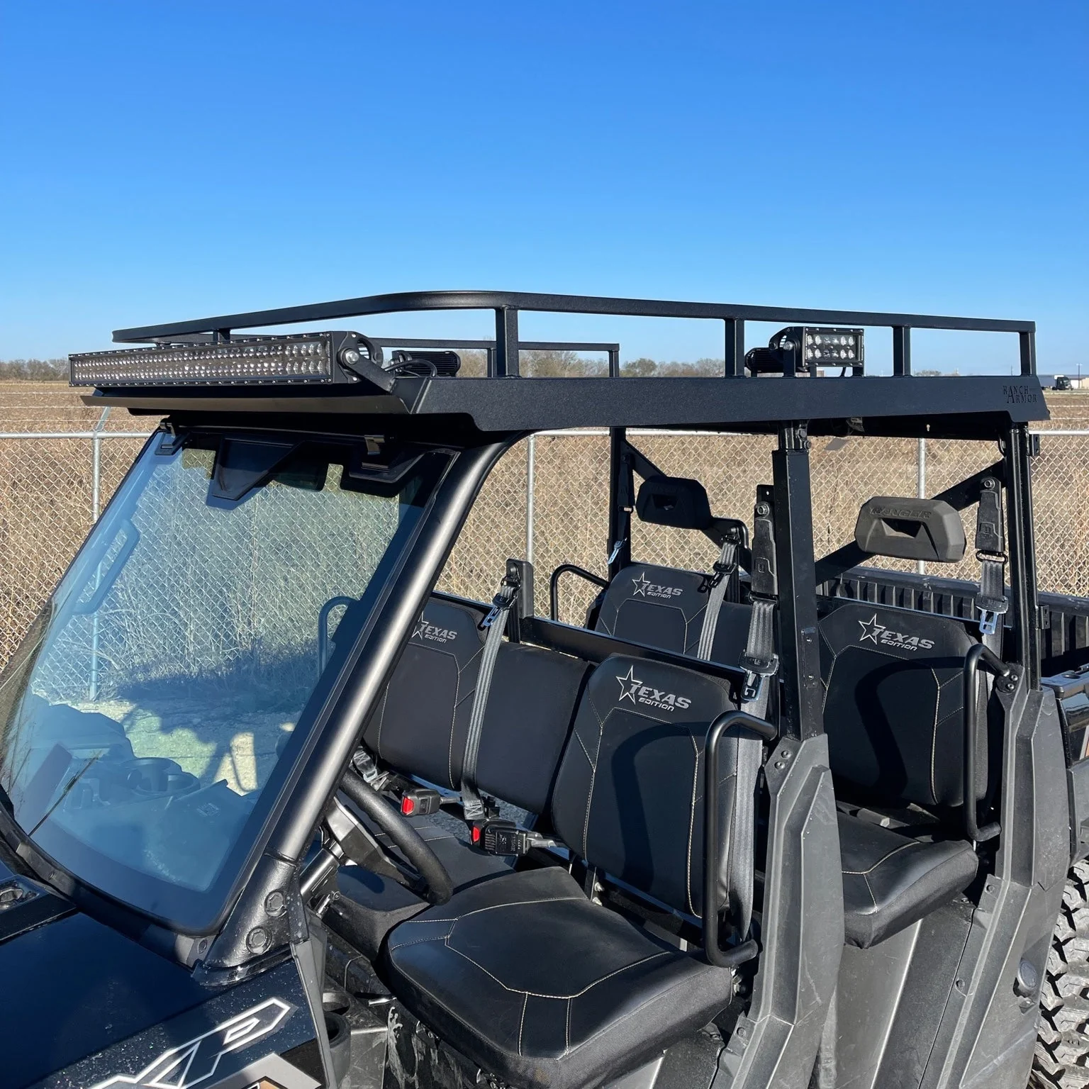 Ranch Armor '14+ Polaris Ranger 570 / 900/ 1000 Pro-Fit Crew Metal Top - Image 8