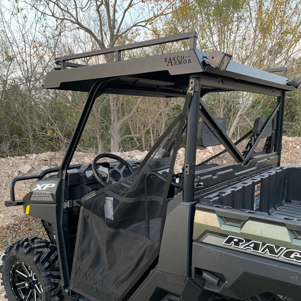 Ranch Armor '14+ Polaris Ranger 570/900 Pro-Fit Frame Full-Size Single Cab Metal Top - Image 4