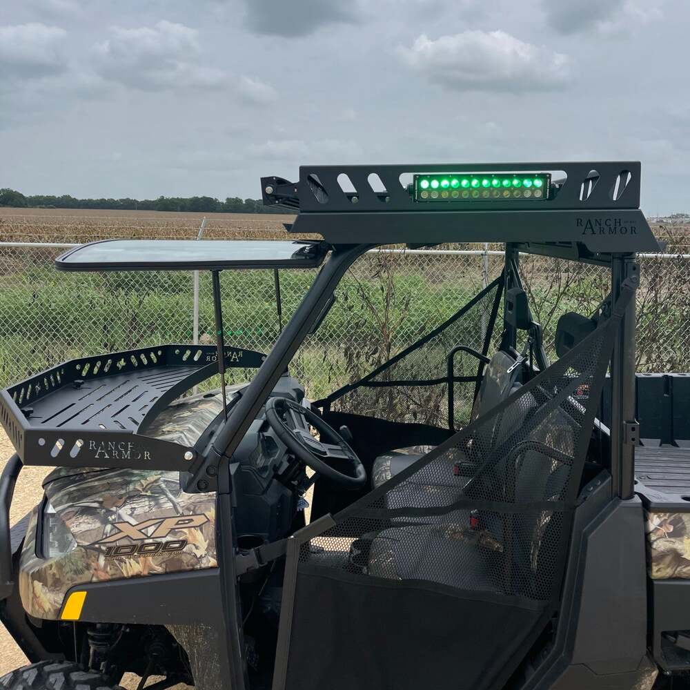 Ranch Armor '14+ Polaris Ranger 570/900 Pro-Fit Frame Full-Size Single Cab Metal Top - Image 7