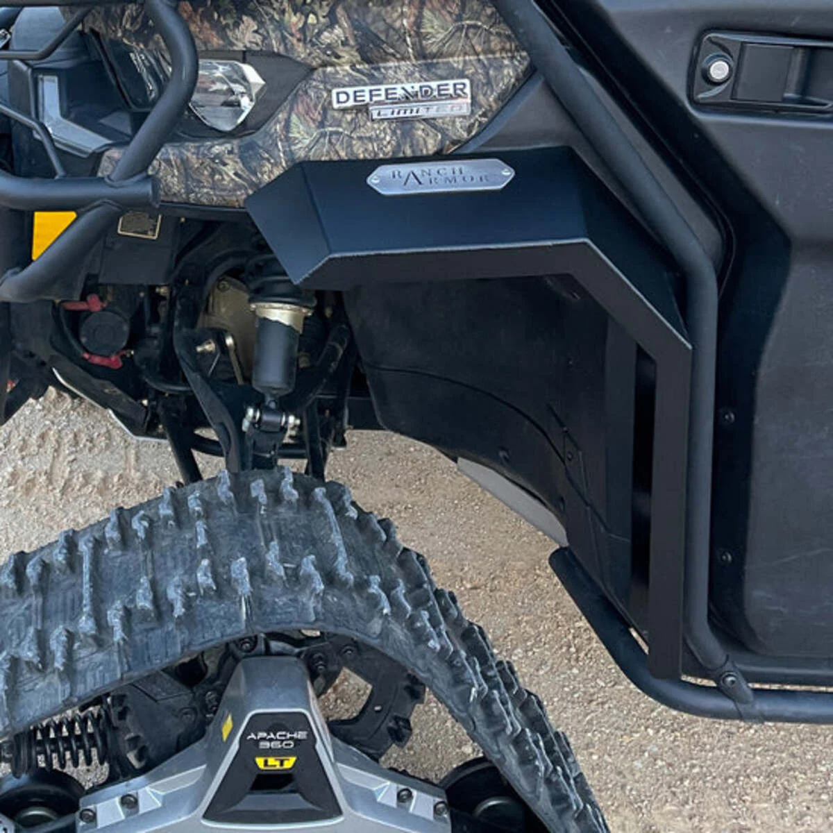 Ranch Armor Can-Am Defender Front & Back Mud Flaps/Fender Flares - Image 5
