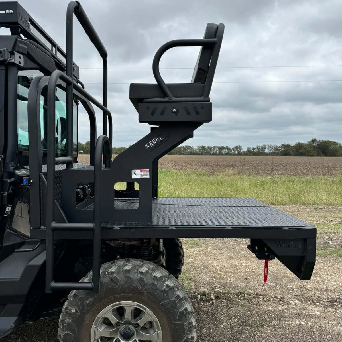 Ranch Armor Flat Bed Aluminum High Seat - Image 4