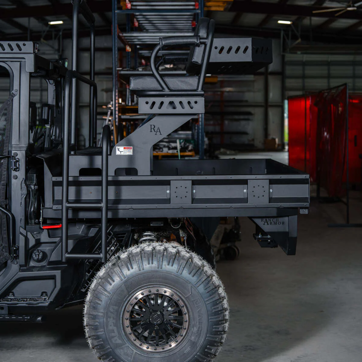 Ranch Armor Flat Bed Aluminum High Seat - Image 6