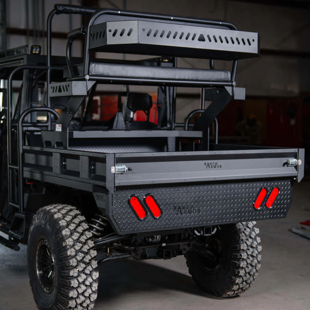 Ranch Armor Flat Bed Aluminum High Seat - Image 7