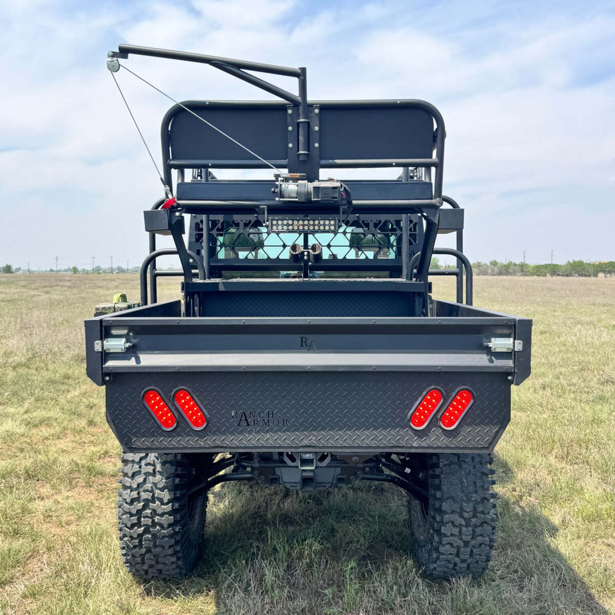 Ranch Armor Flat Bed Aluminum High Seat - Image 9