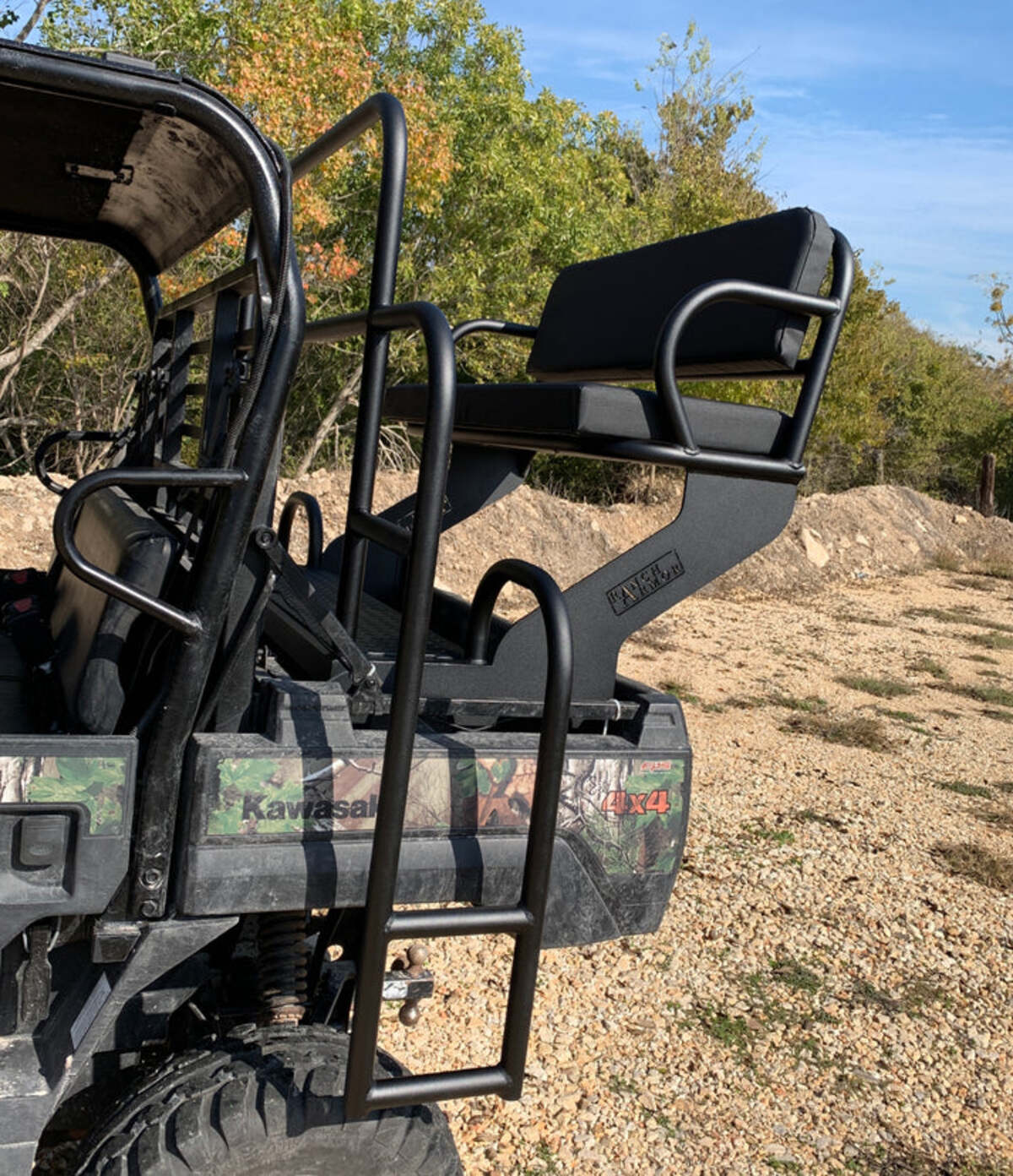 Ranch Armor Kawasaki Mule Pro FX/FXT Aluminum High Seat - Image 2