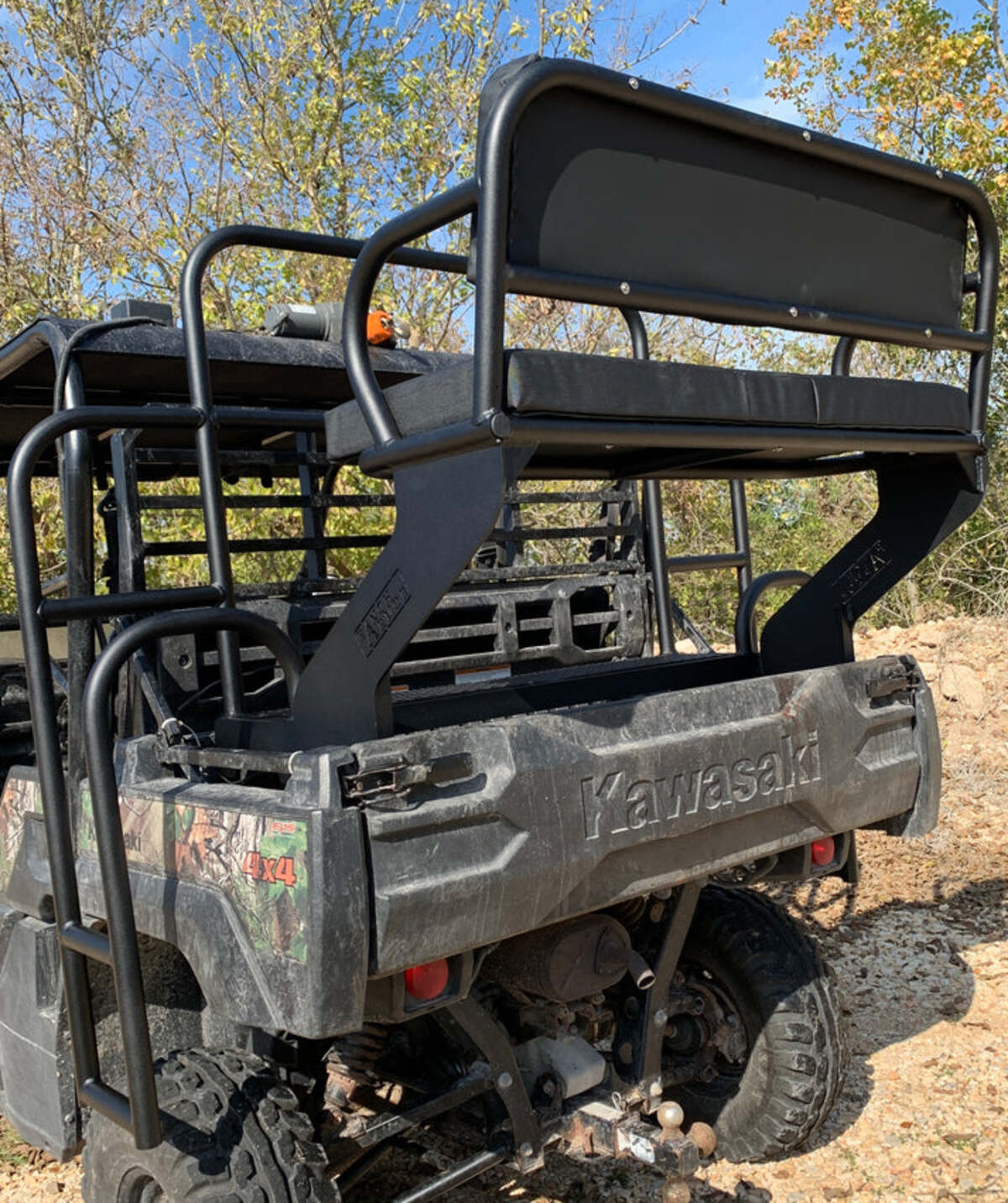 Ranch Armor Kawasaki Mule Pro FX/FXT Aluminum High Seat - Image 3