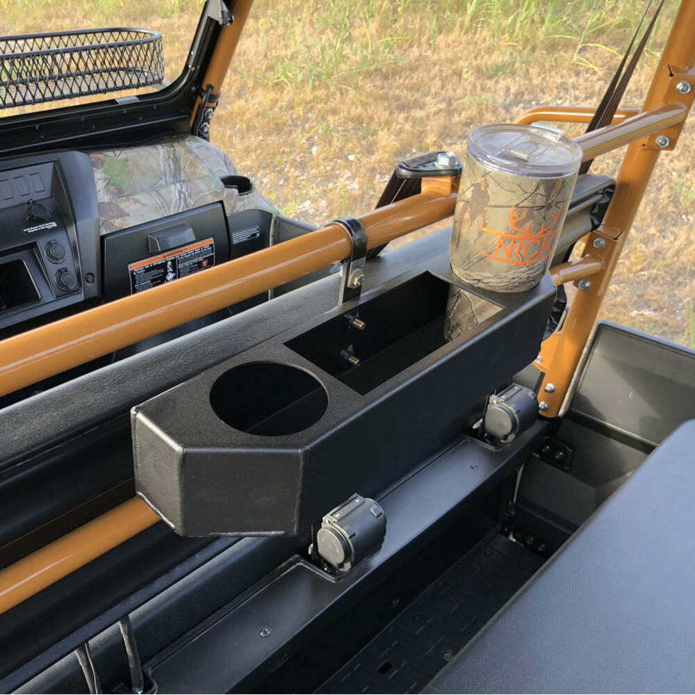 Ranch Armor Kawasaki Mule Pro FXT Rear Cup Holder Basket - Image 5