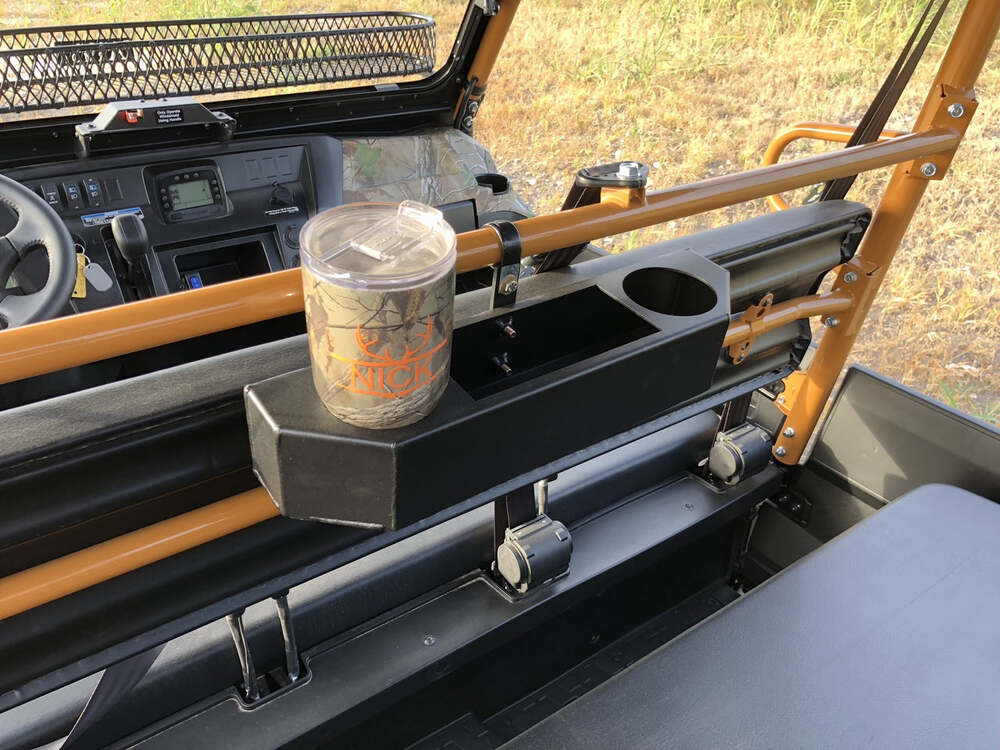 Ranch Armor Kawasaki Mule Pro FXT Rear Cup Holder Basket - Image 6