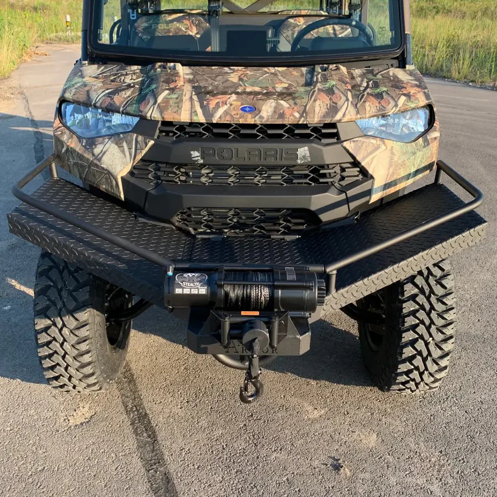 Ranch Armor Polaris Ranger XP 1000 Front Rack Feeder Bumper - Image 7