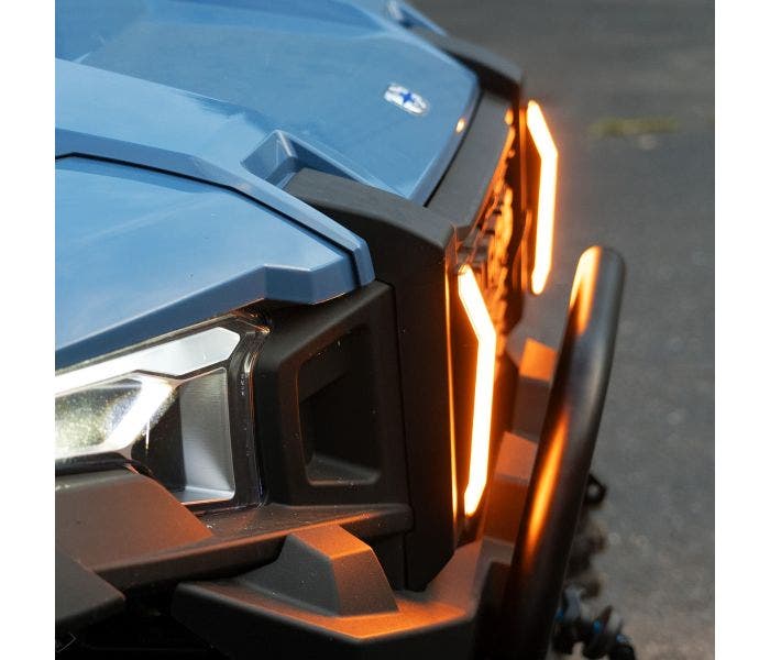 Ravek Polaris Xpedition Plug & Play Auto-Cancel UTV Turn Signal Kit with White Running Lights - Image 5