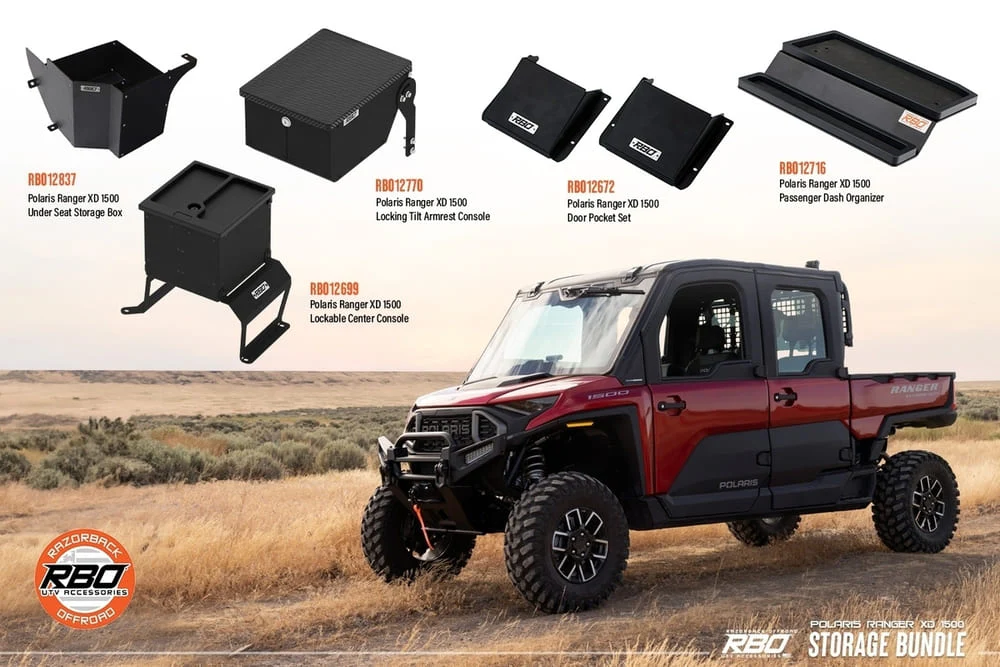 Razorback Off-Road Polaris Ranger XD 1500 2 Door Storage Bundle - Image 2
