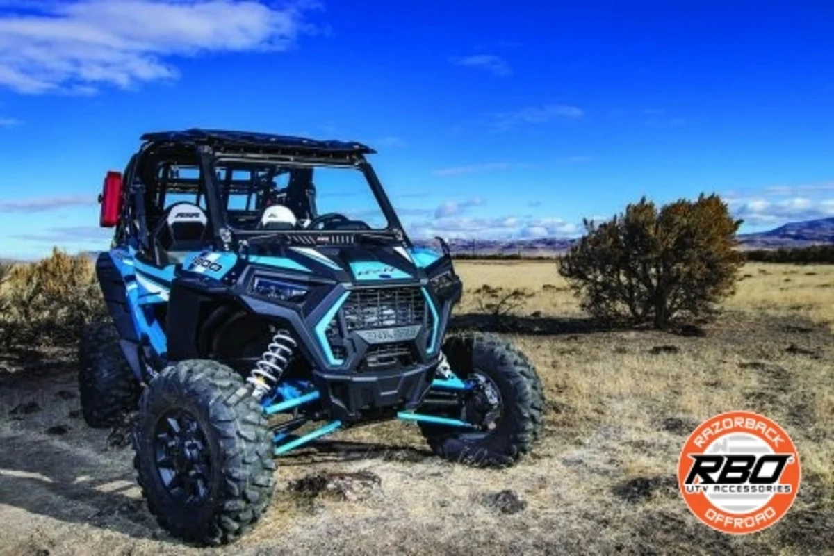 Razorback Offroad '19-'23 Polaris RZR 1000 Front Folding Windshield w/ Wiper & Vents - Image 6