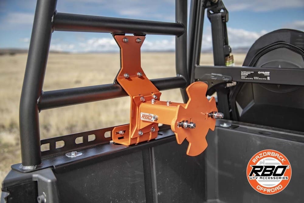 Razorback Offroad Polaris General 1000 Spare Tire Mount - Image 5
