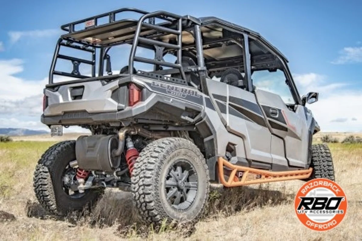 Razorback Offroad Polaris General 4 Rock Sliders - Image 15