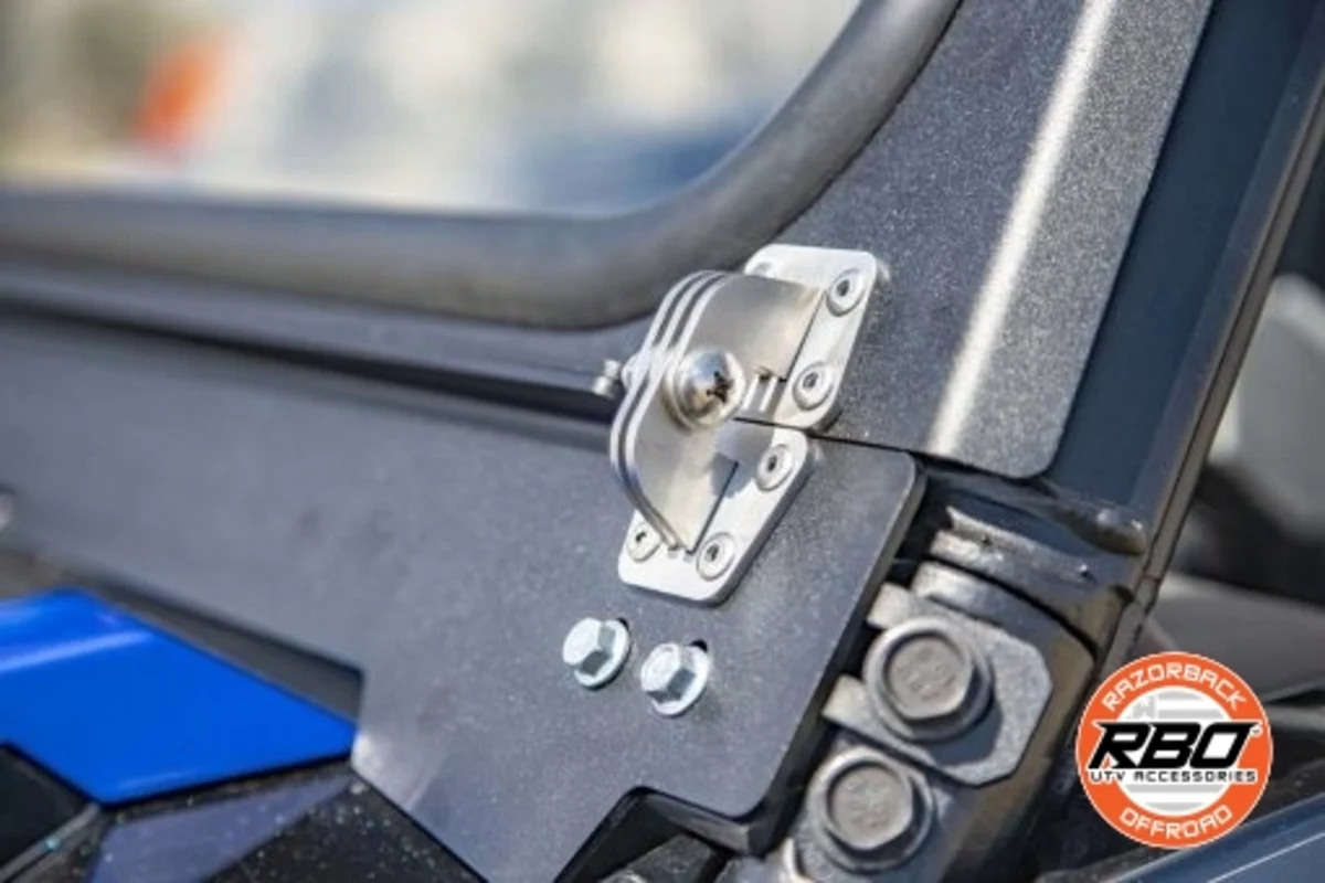 Razorback Offroad Polaris General Folding Front Windshield - Image 11