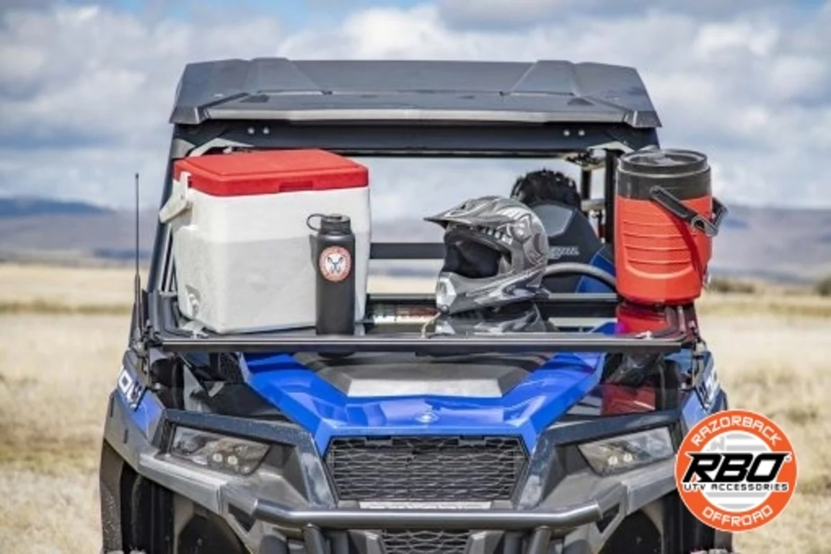 Razorback Offroad Polaris General Folding Front Windshield - Image 15
