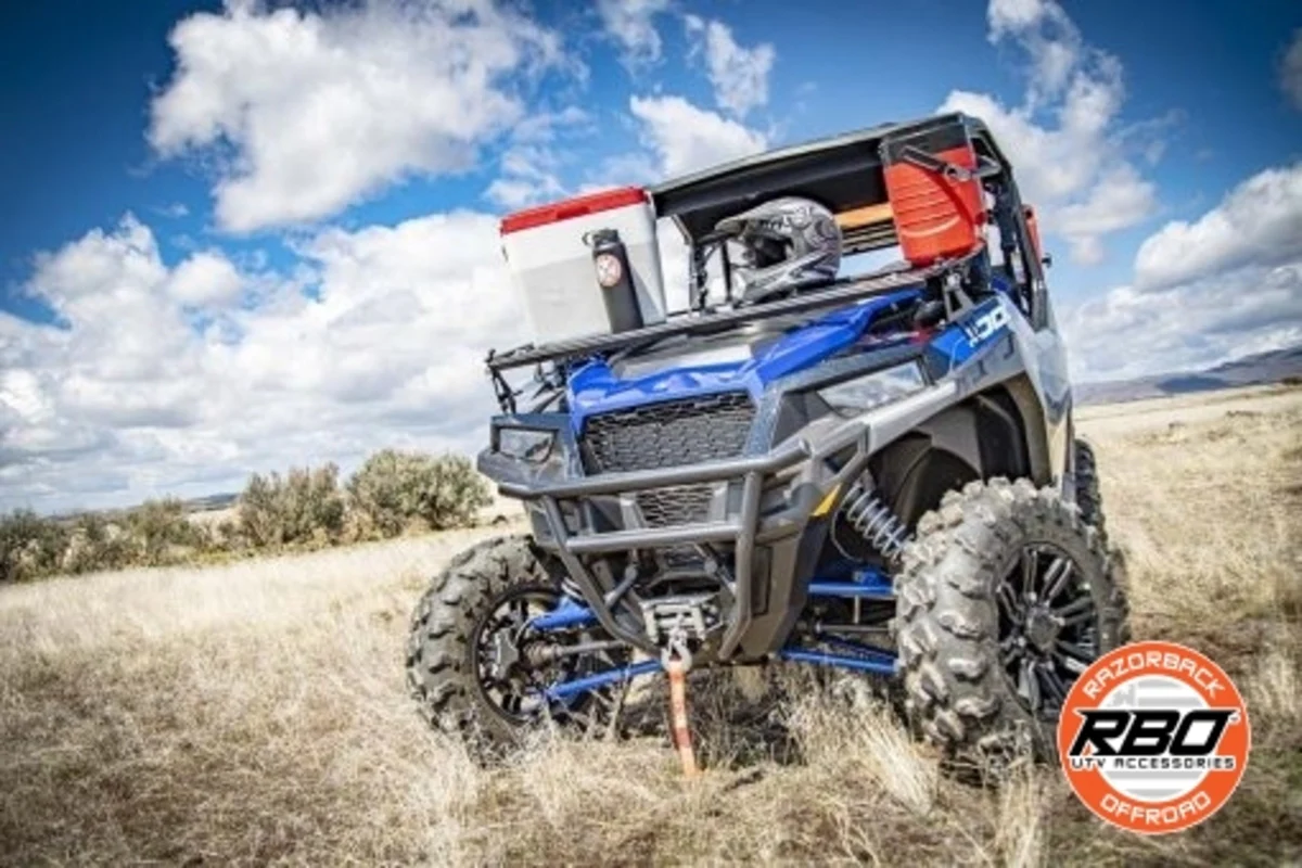 Razorback Offroad Polaris General Folding Front Windshield - Image 16