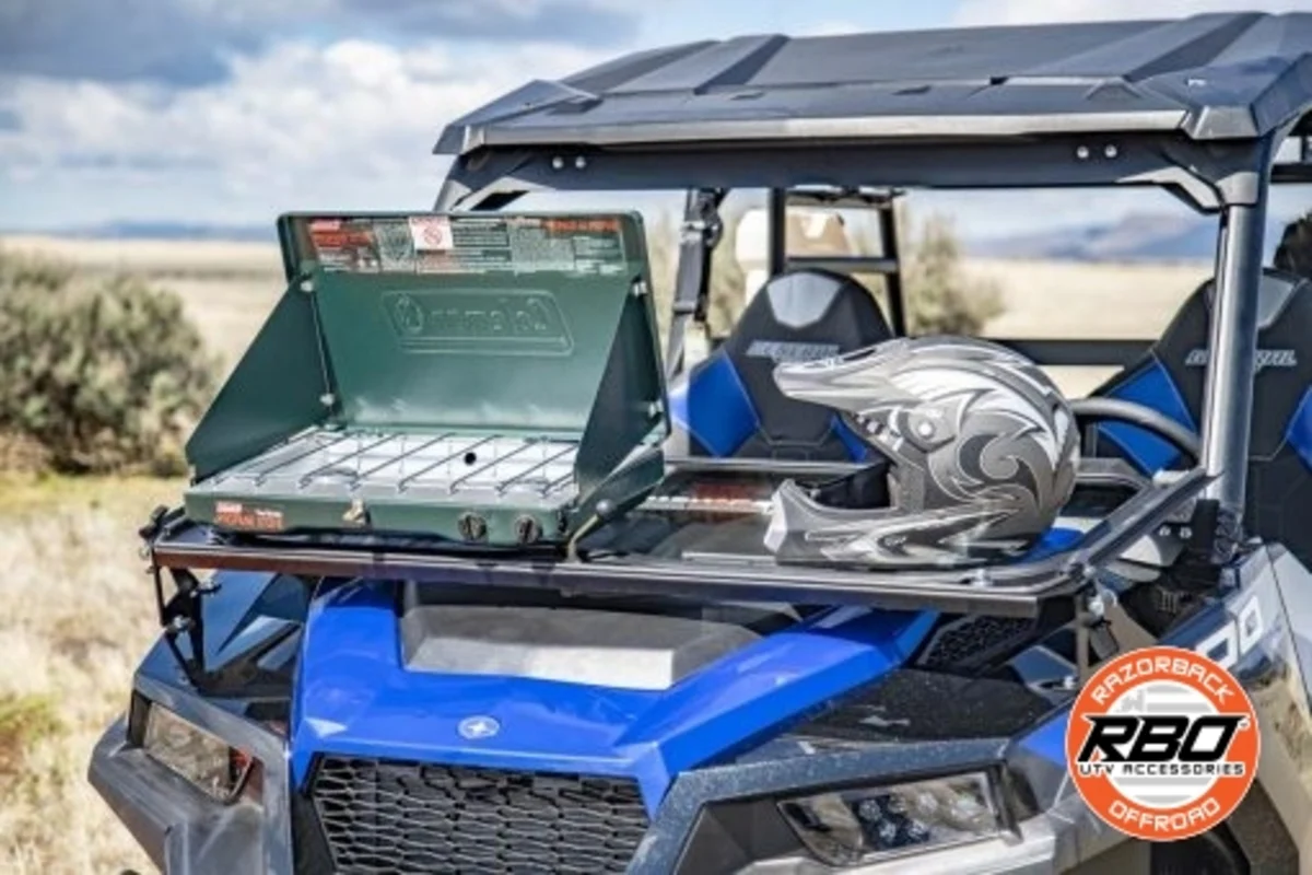 Razorback Offroad Polaris General Folding Front Windshield - Image 17