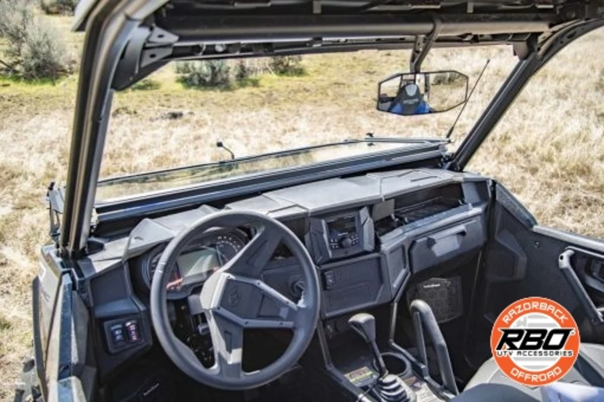 Razorback Offroad Polaris General Folding Front Windshield - Image 18