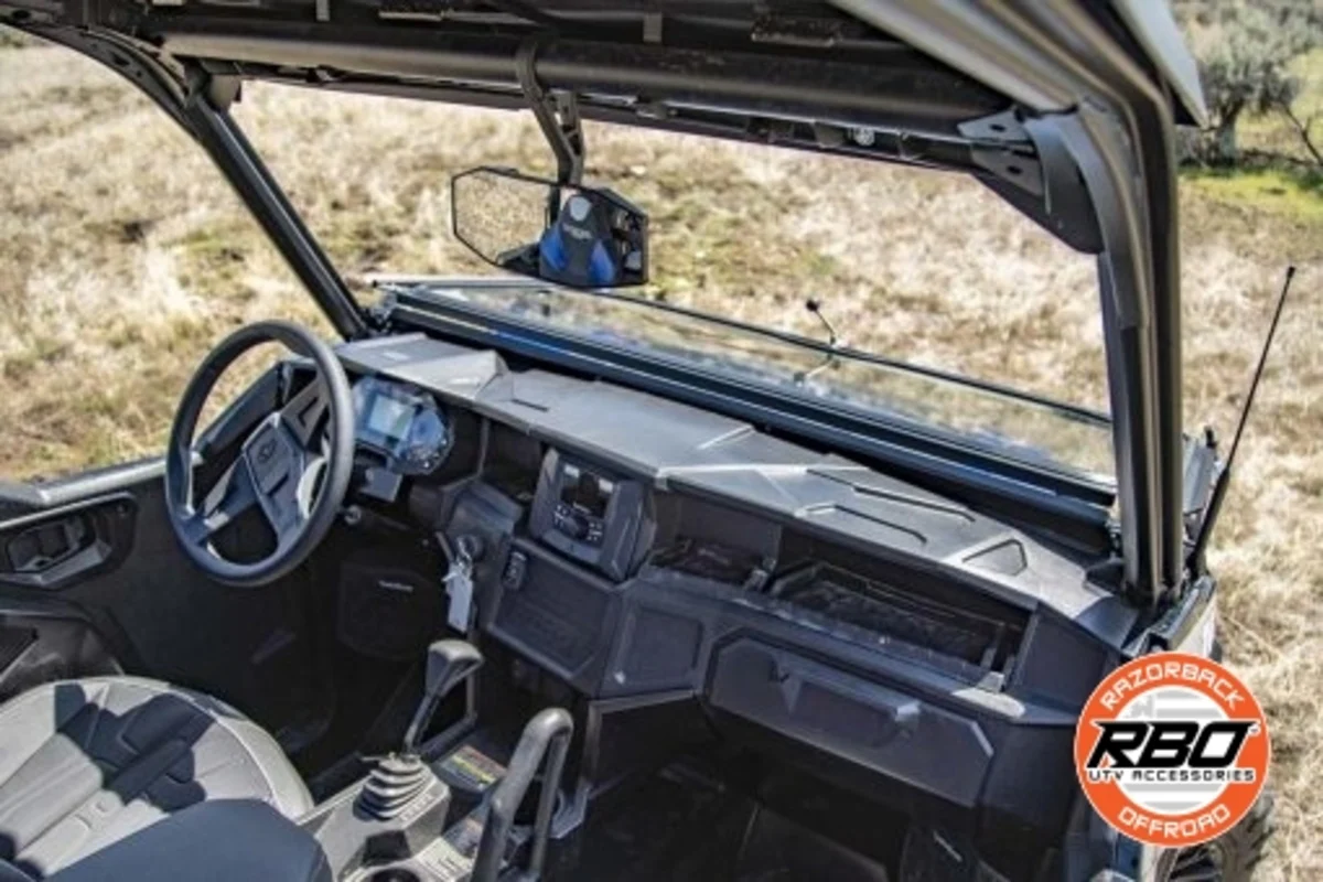 Razorback Offroad Polaris General Folding Front Windshield - Image 19