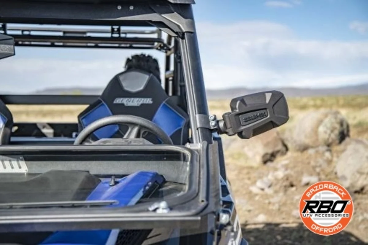 Razorback Offroad Polaris General Folding Front Windshield - Image 21