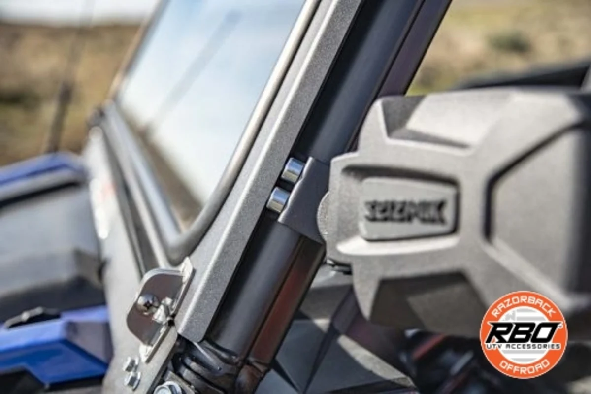 Razorback Offroad Polaris General Folding Front Windshield - Image 23