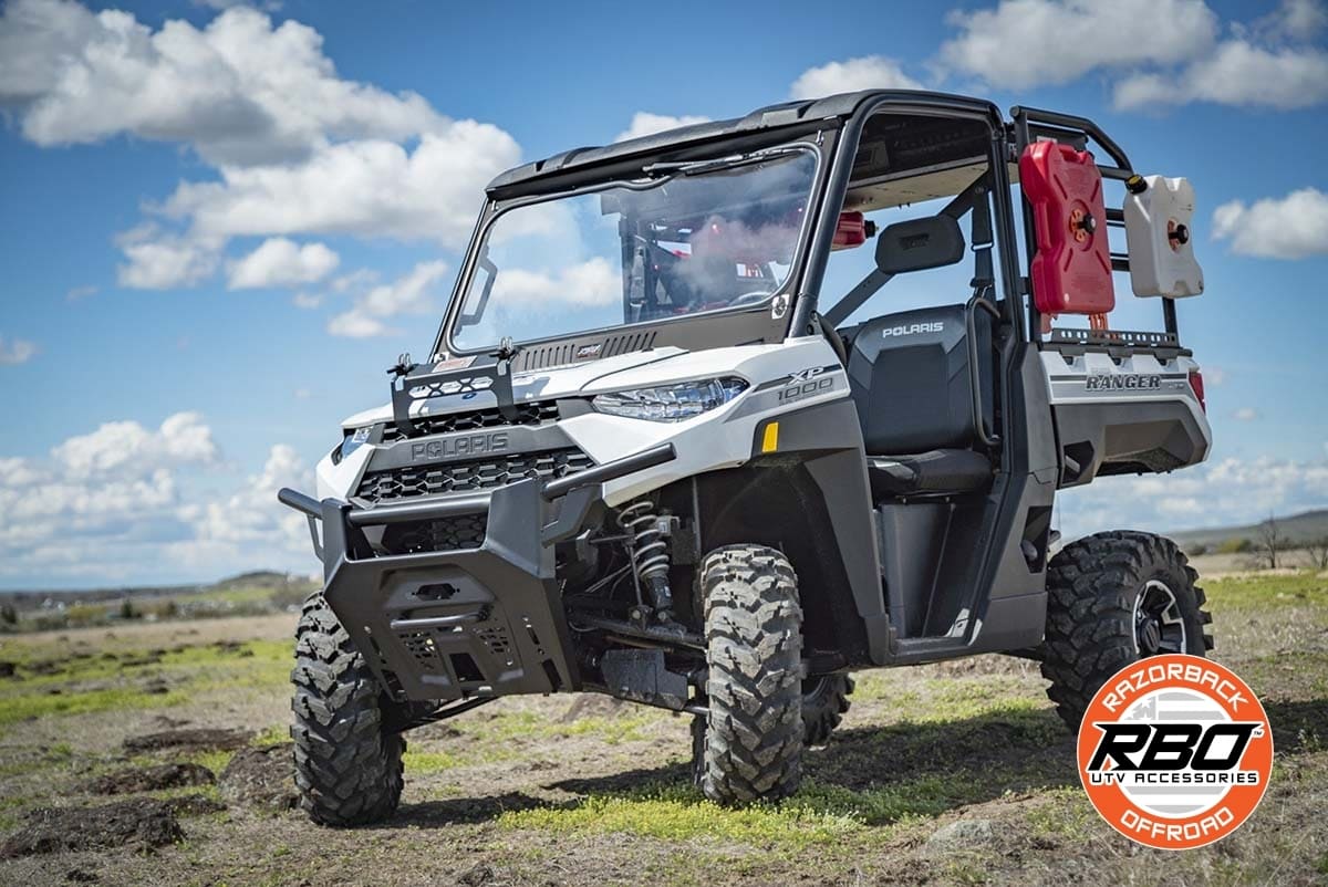 Razorback Offroad Polaris Glass Folding Windshield - Image 8
