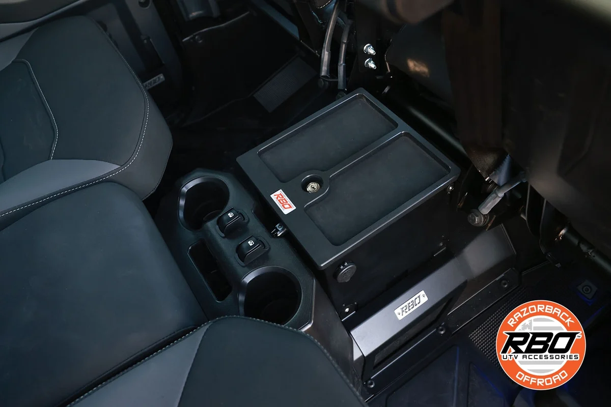 Razorback Offroad Polaris Ranger XD 1500 Lockable Center Console - Image 5