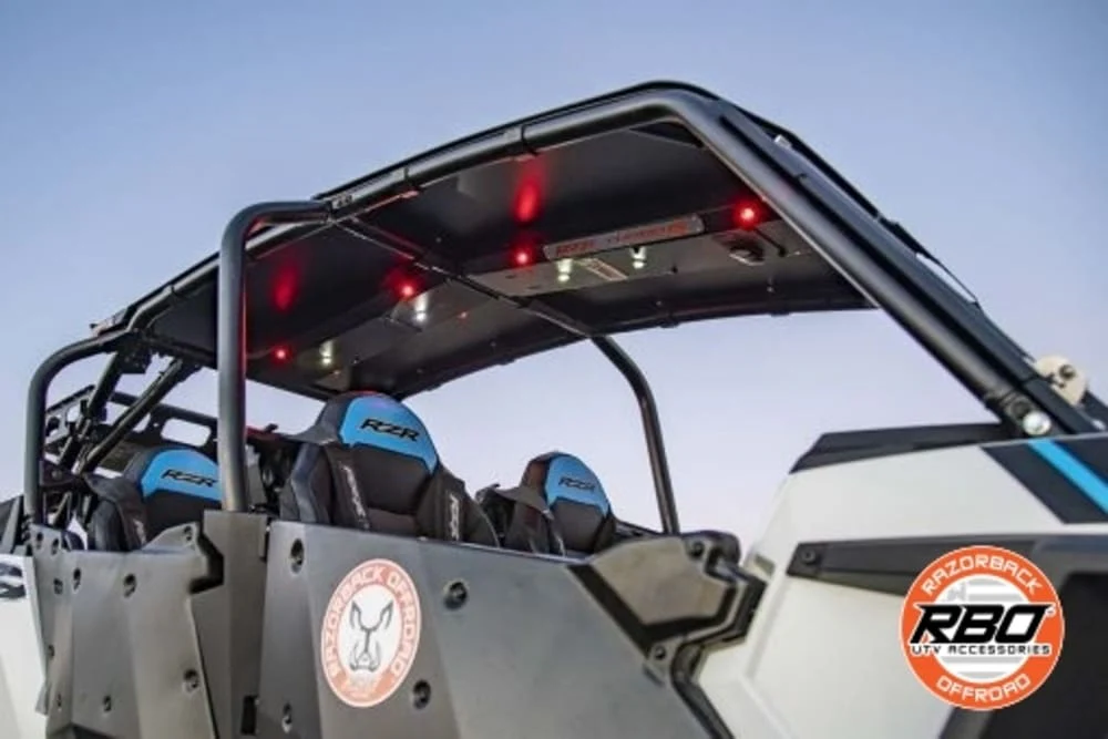 Razorback Offroad Polaris RZR Turbo S 3/4" Mini Red LED Light - Image 3