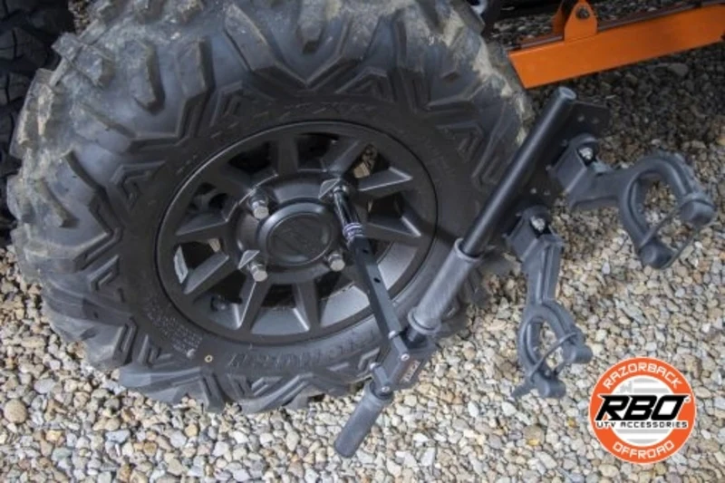 Razorback Offroad Polaris RZR Ultimate Gun Rack/Grab Handle & Lug Wrench - Image 10