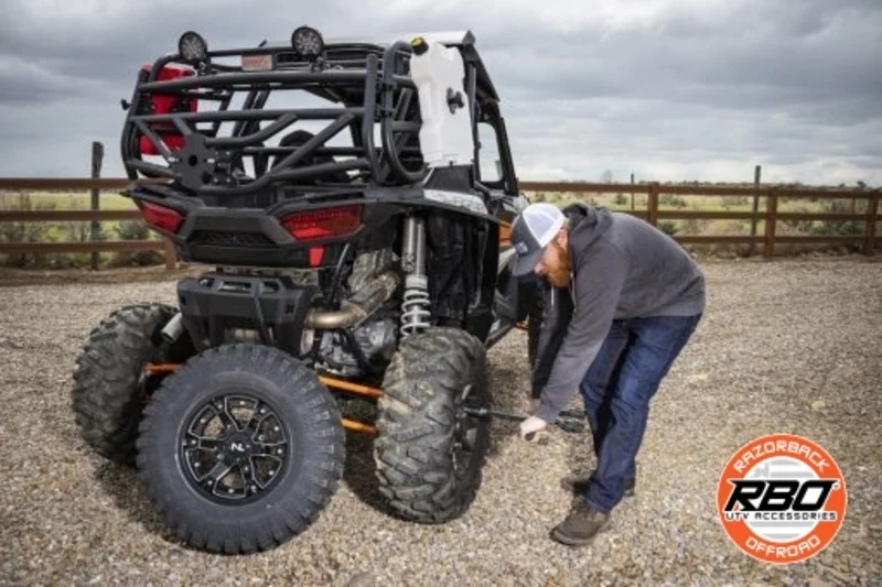 Razorback Offroad Polaris RZR Ultimate Gun Rack/Grab Handle & Lug Wrench - Image 11
