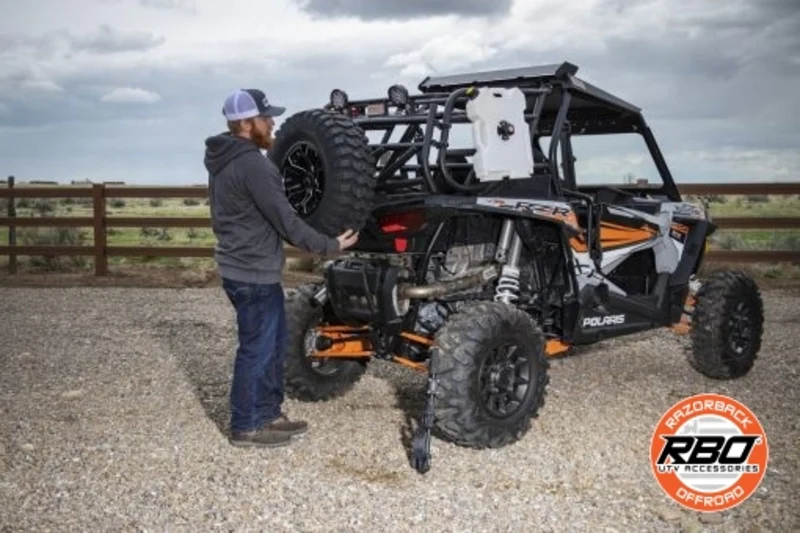 Razorback Offroad Polaris RZR Ultimate Gun Rack/Grab Handle & Lug Wrench - Image 13