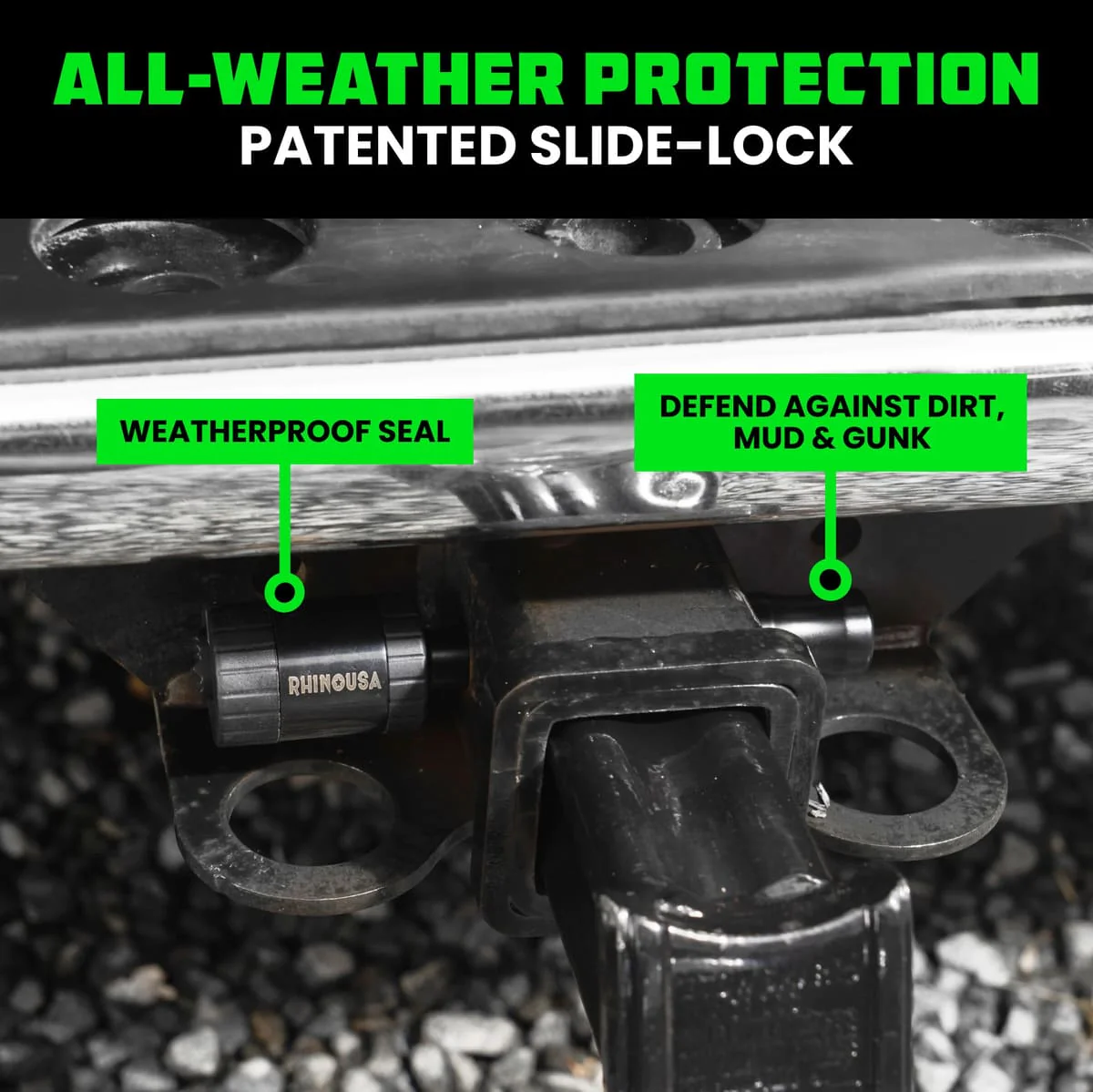 Rhino USA 2.5" Locking Trailer Hitch Pin - Image 4