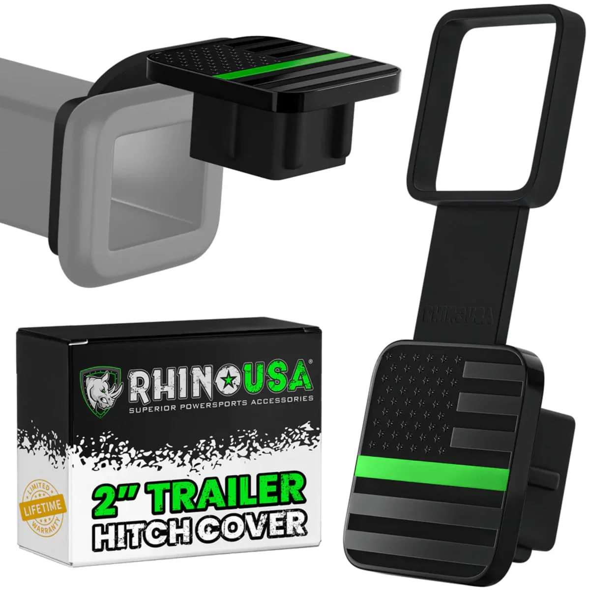 Rhino USA 2" American Flag Hitch Cover - Image 7