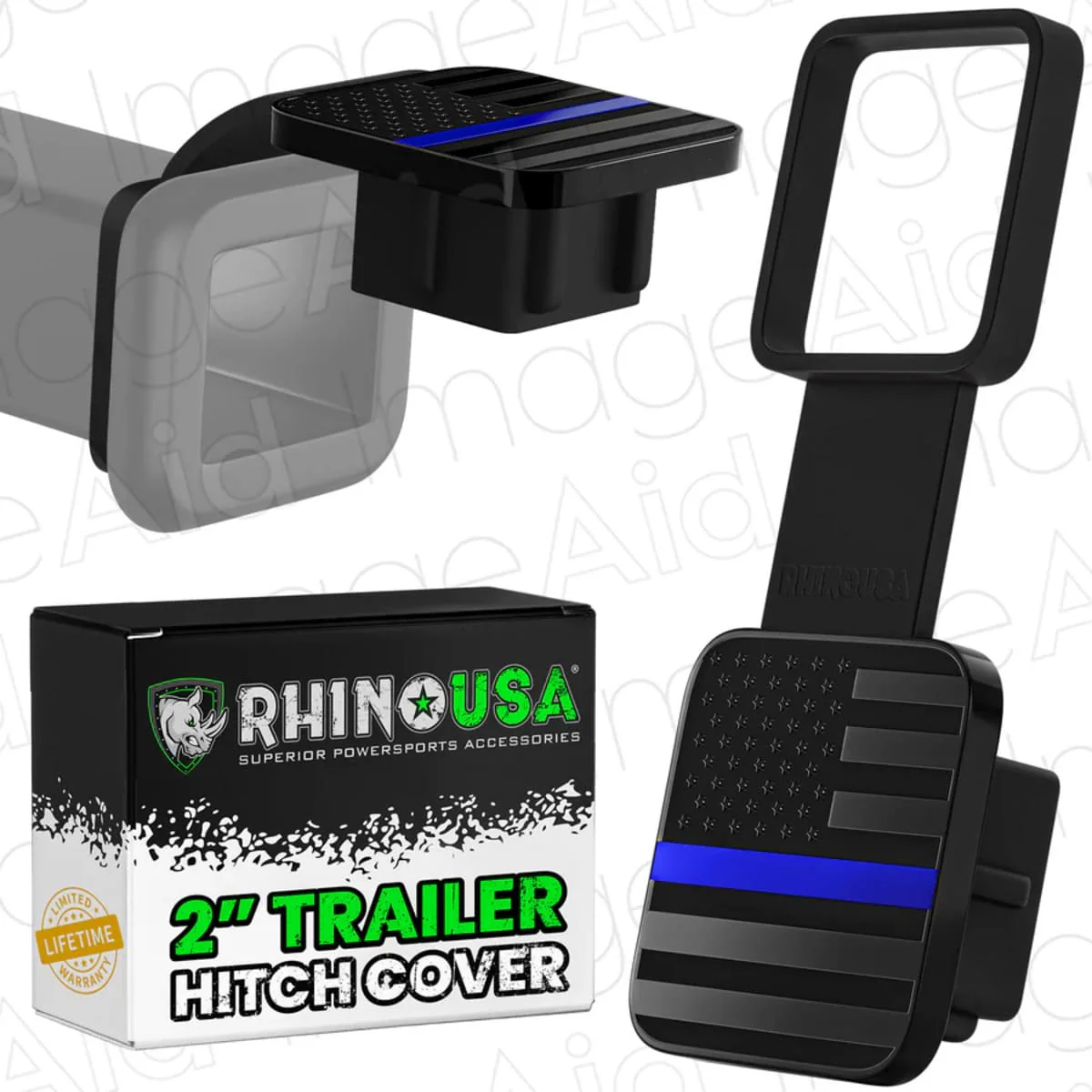 Rhino USA 2" American Flag Hitch Cover - Image 8