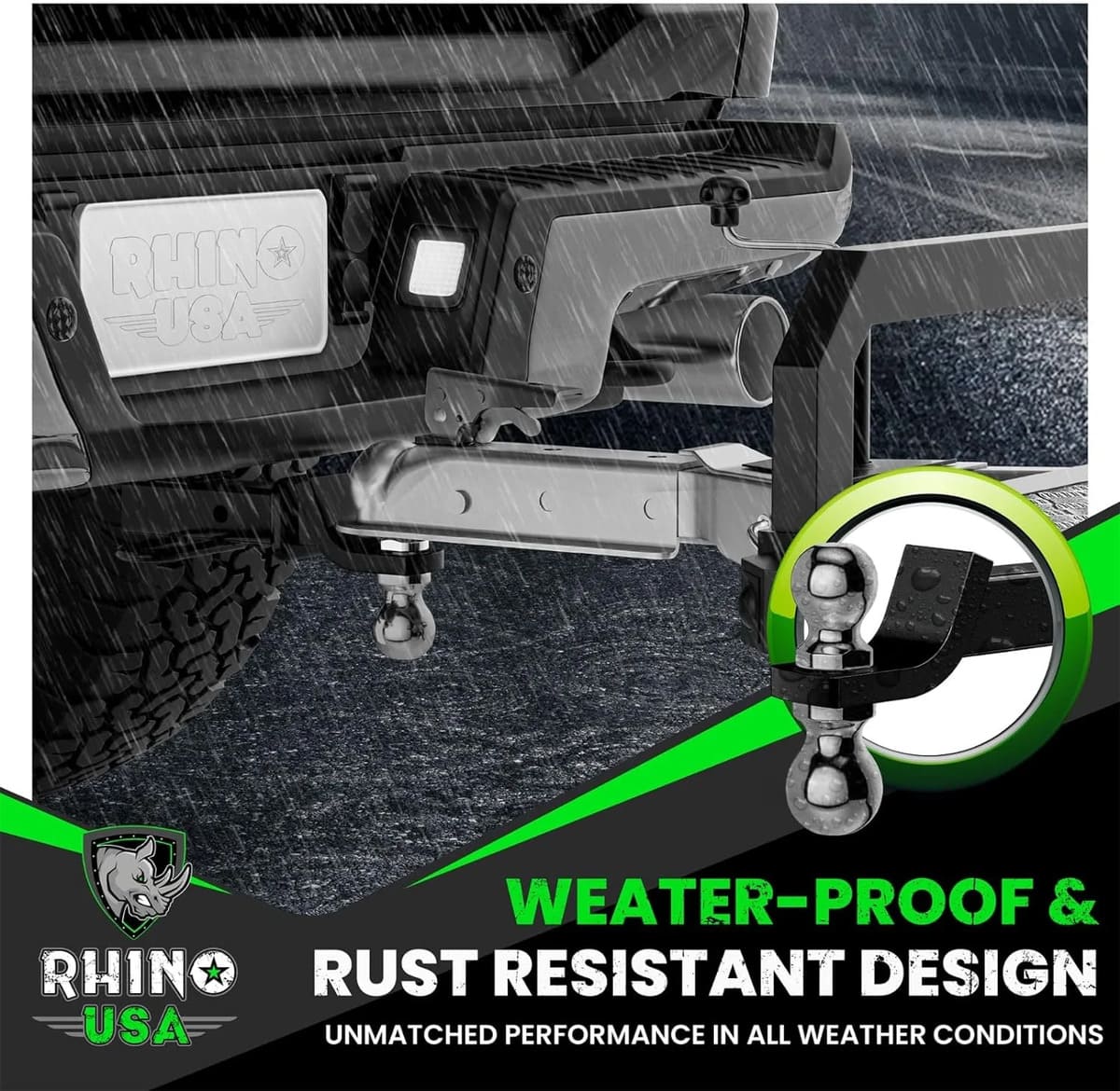 Rhino USA 2" Dual Ball Hitch - Image 3