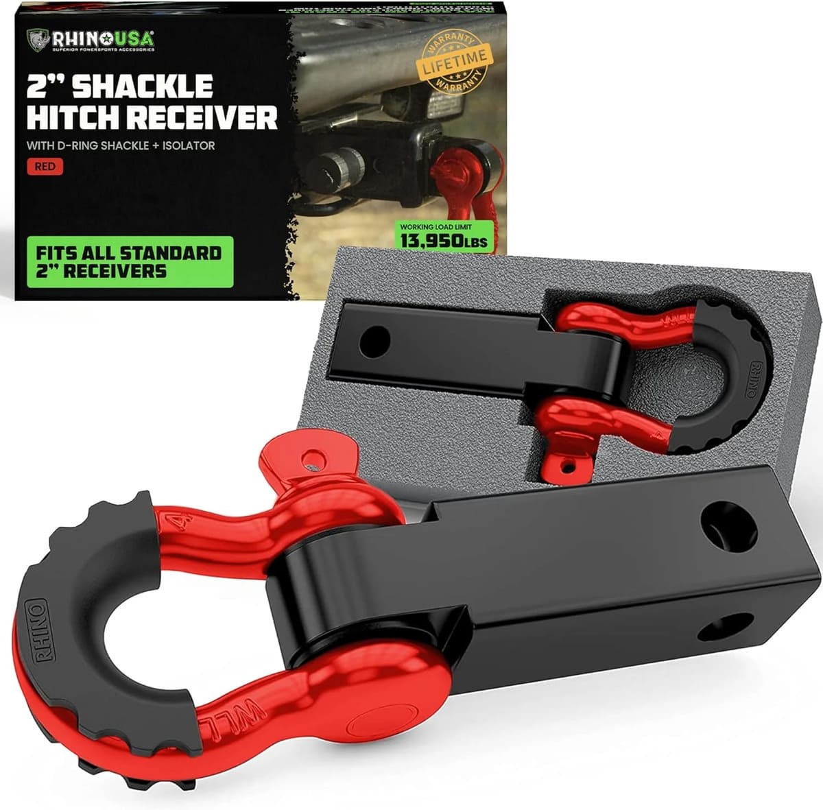 Rhino USA 2" Shackle Hitch Receiver - Image 7