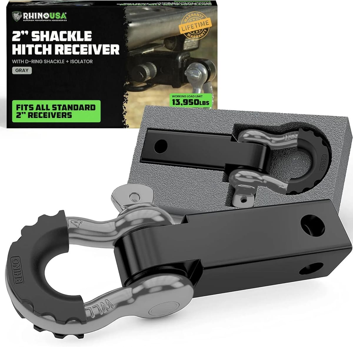 Rhino USA 2" Shackle Hitch Receiver - Image 9