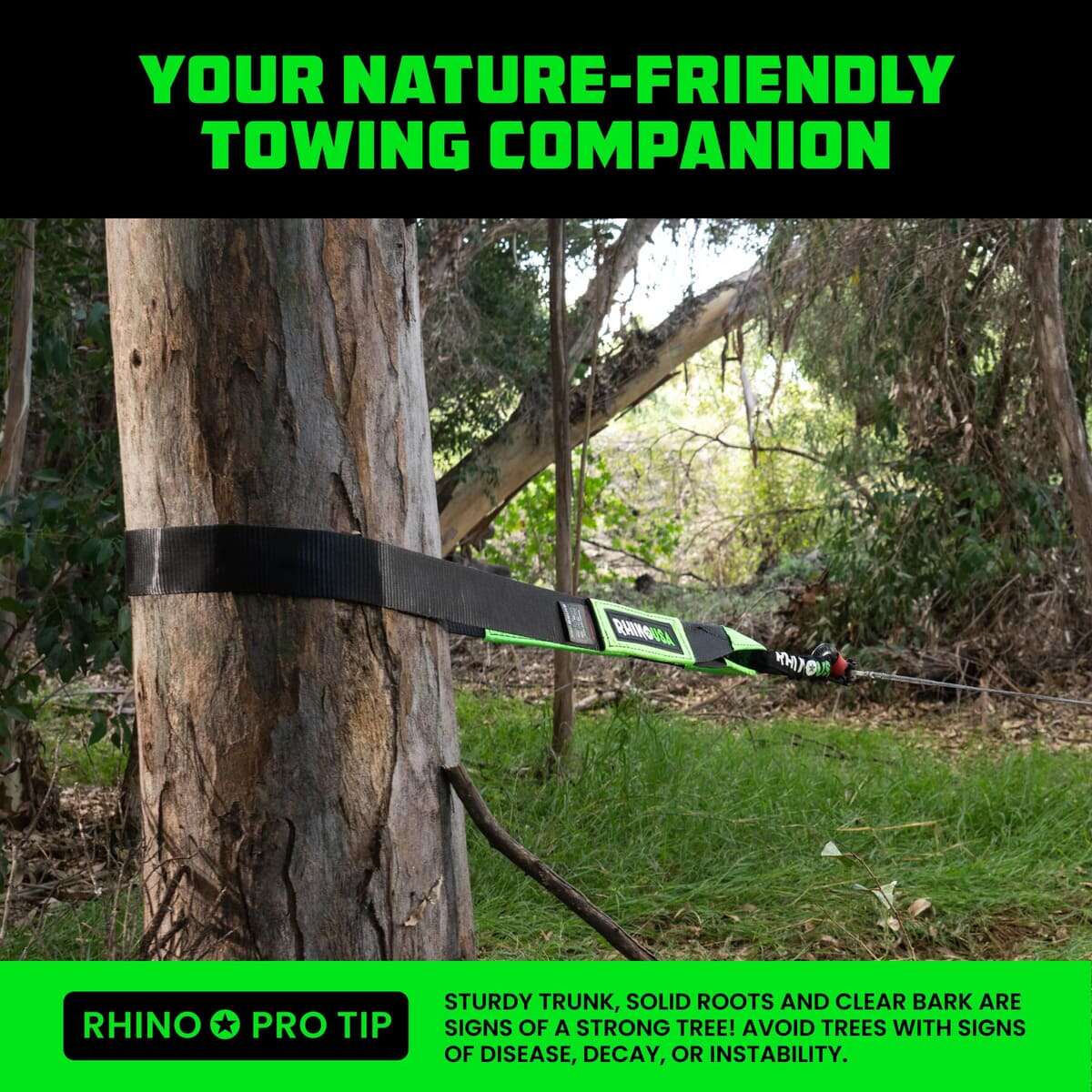 Rhino USA 4" x 10' Recovery Tree Saver Strap - Image 5