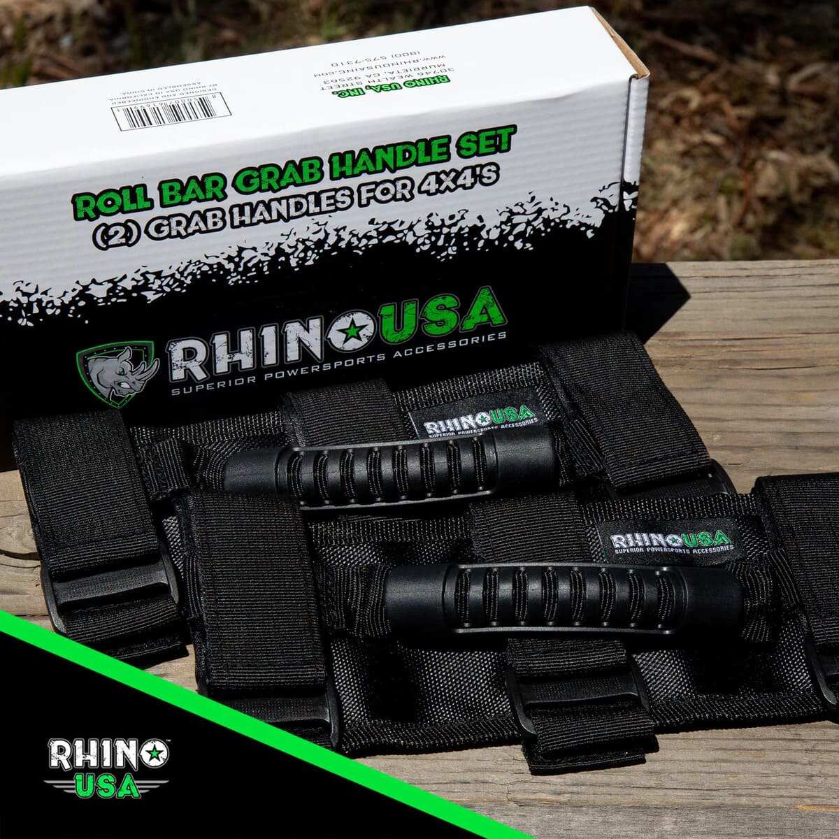 Rhino USA 4x4 Roll Bar Grab Handles - Image 3