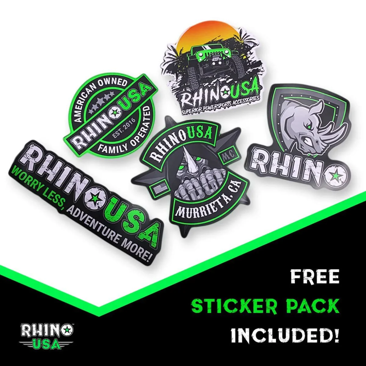 Rhino USA 4x4 Roll Bar Grab Handles - Image 5