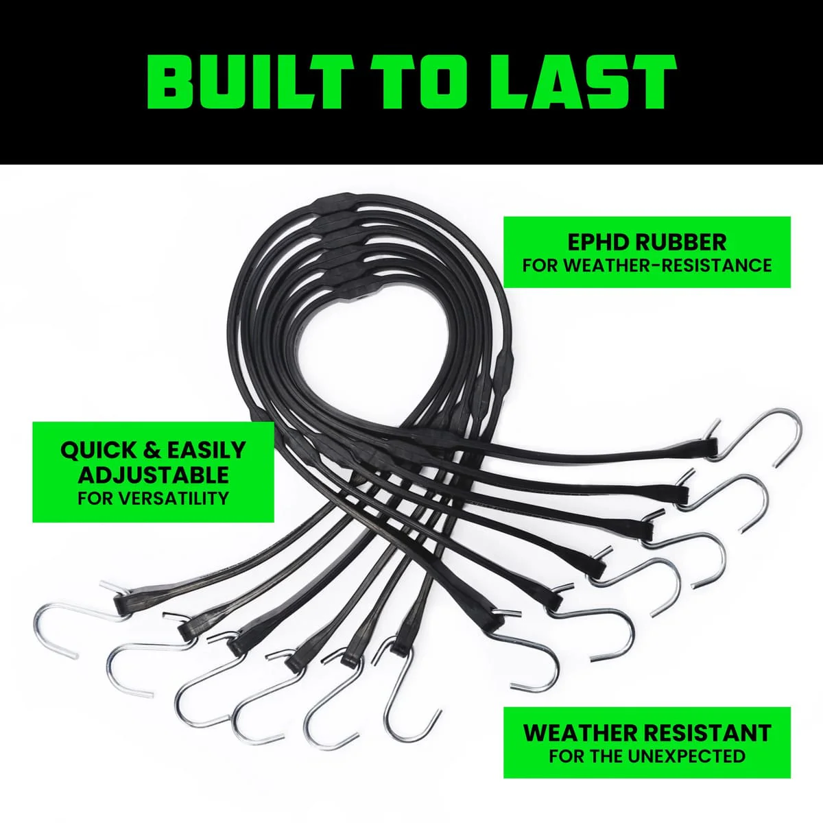 Rhino USA Heavy-Duty Tarp Straps - Image 2