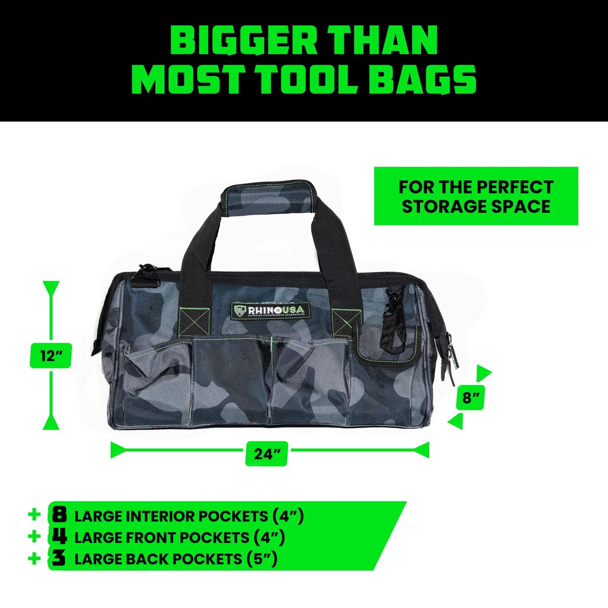 Rhino USA Heavy-Duty Tool Bag - Image 5