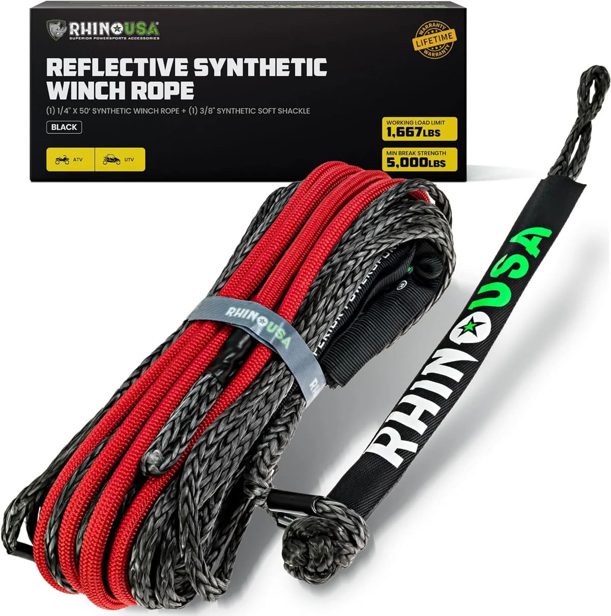 Rhino USA Synthetic Winch Rope - Image 8