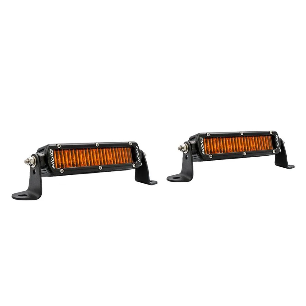 Rigid SR-Series 6" Amber Pro SAE Fog Lights - Pair - Image 2