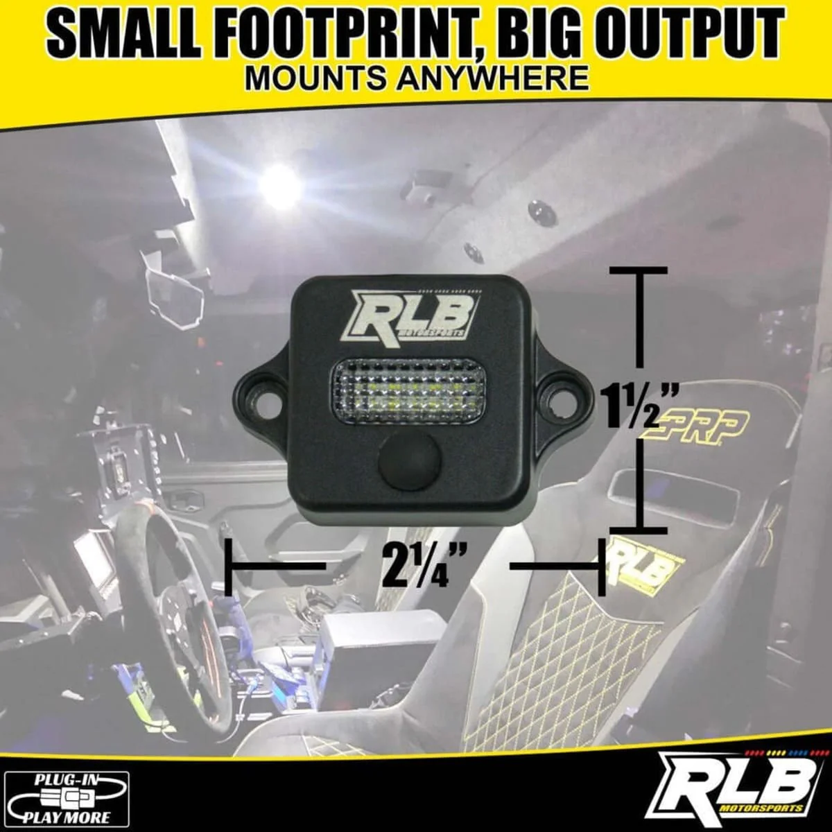 RLB Motorsports Can-Am Maverick X3 Dome Light White - Image 5