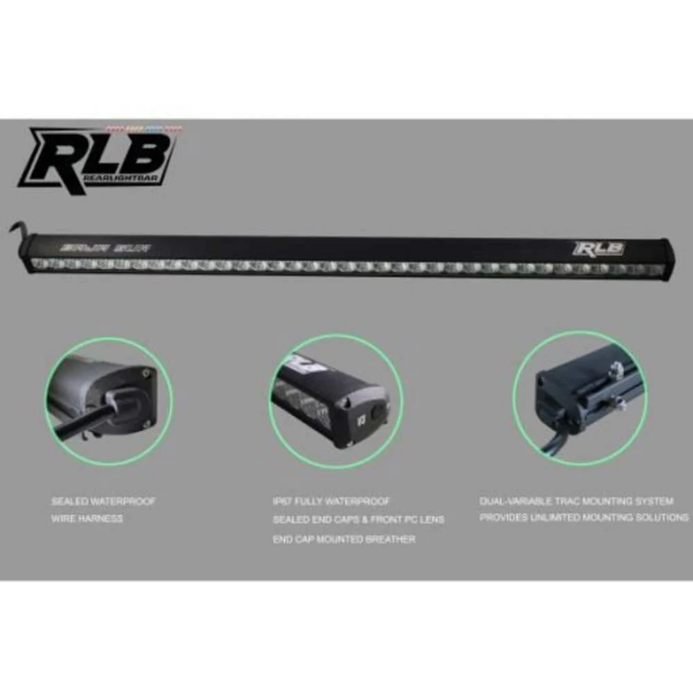 RLB Motorsports Chase LED Light Bar - San Felipe DIY-No Wire Harness Amber/White - Image 6