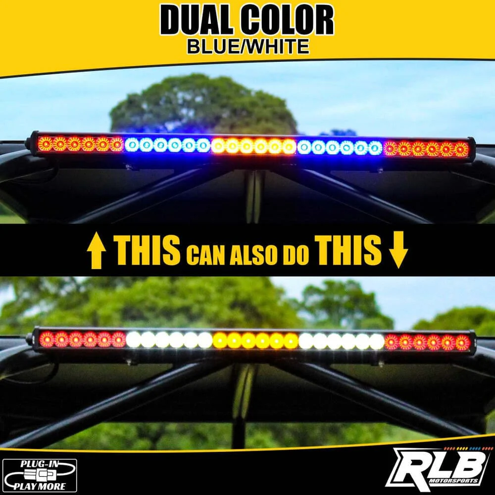 RLB Motorsports Kawasaki Teryx H2 San Felipe Chase Light - Amber/White - Image 4