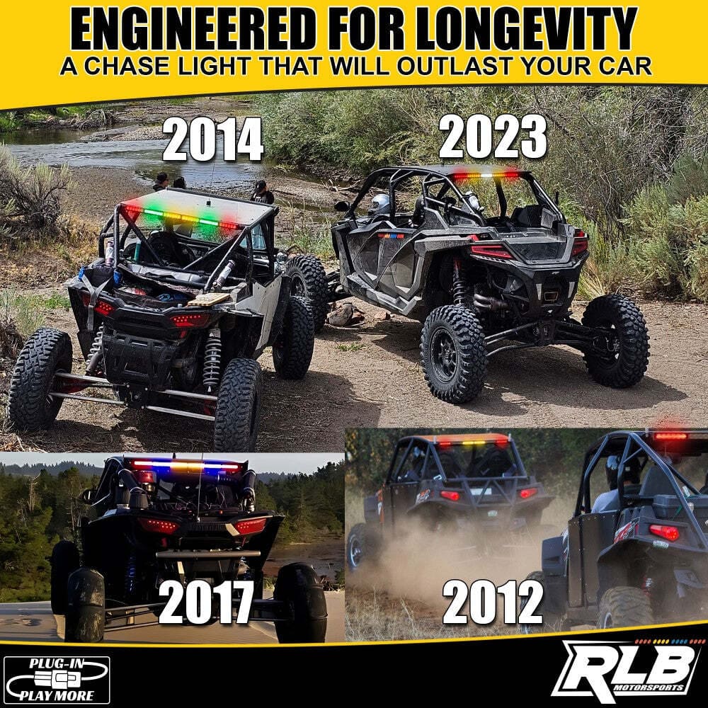 RLB Motorsports Kawasaki Teryx H2 San Felipe Chase Light - Amber/White - Image 7