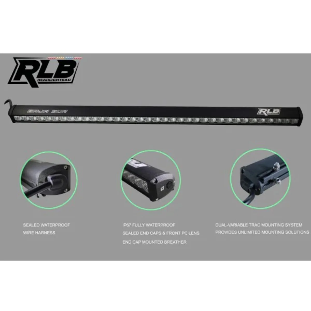 RLB Motorsports Polaris Ranger Dual Color LED Chase Light - Green/White - Image 7